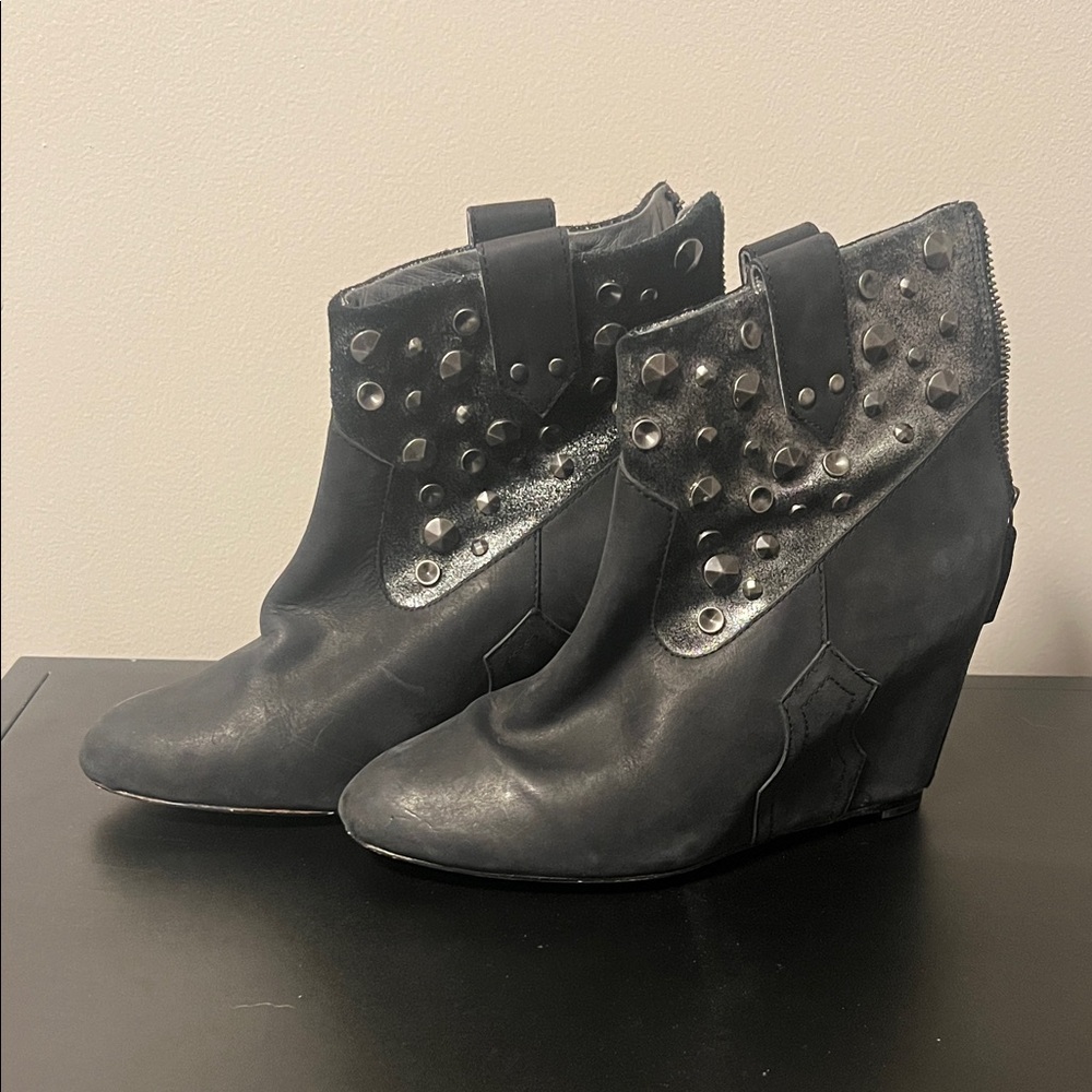 Koolaburra Black Studded Ankle Booties